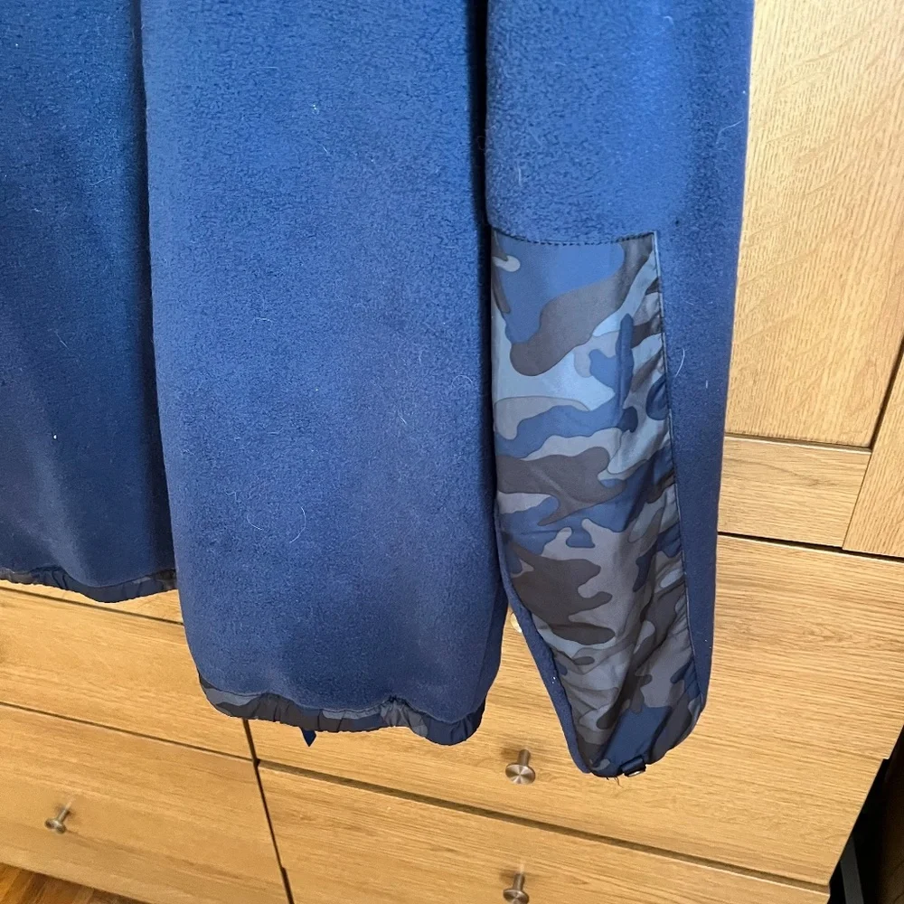 Big Boys Youth The North Face Navy Camouflage Fleece